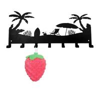 Organisateur de clé murale - Support adhésif avec 7 crochets, crochet pratique pour ranger vos objets | Porte-clés pour chambre, salon, cuisine, salle de bain, entrée, couloir, bureau, apparm