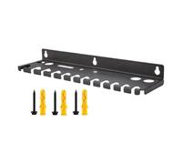 Organisateur De Clés À Douille,Support Mural en Fer avec 12 Emplacements de Grande Capacité - Rangement pour Clés et Outils | pour Tournevis, Cliquet, Pinces, Cutter, Ciseaux, Maison, Appartement, Pos