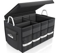 Organisateur De Coffre De Voiture Imperméable Boîte De Rangement De Voiture Pliable Sac De Rangement Voiture Durable En 1680d[Z16]
