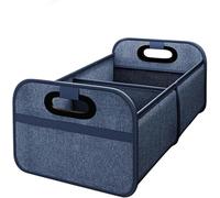 Organisateur de Coffre de Voiture pour Jeep Wrangler JK 2007-2017 J373, Pliable Antidérapant Organisez Courses de Produits Auto Accessoires,Blue