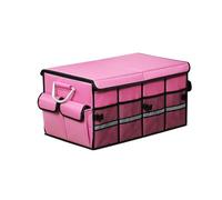 Organisateur de Coffre de Voiture pour Land Rover Discovery 1 2 3 4 5 / Discovery Sport 1 2, Boîte de Rangement Pliable Voiture et Outil Organizer,B 66L-E Pink