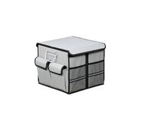 Organisateur de Coffre de Voiture pour Land Rover Discovery 1 2 3 4 5 / Discovery Sport 1 2, Boîte de Rangement Pliable Voiture et Outil Organizer,A 36L-B Grey
