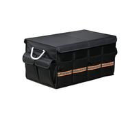 Organisateur de Coffre de Voiture pour Land Rover Discovery 1 2 3 4 5 / Discovery Sport 1 2, Boîte de Rangement Pliable Voiture et Outil Organizer,B 66L-A Black