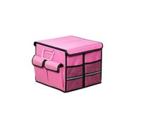 Organisateur de Coffre de Voiture pour Land Rover Discovery 1 2 3 4 5 / Discovery Sport 1 2, Boîte de Rangement Pliable Voiture et Outil Organizer,A 36L-E Pink