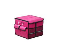 Organisateur de Coffre de Voiture pour Renault Kangoo E-Tech/Kangoo Rapid E-Tech 2022-, Boîte de Rangement Pliable Voiture et outil Organizer,A 36L-G Rose Red