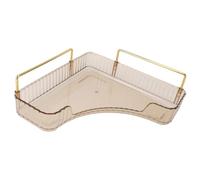 Organisateur de Comptoir d'angle, Plateau de Rangement de Grande capacité Permettant de Gagner de l'espace pour Les Cosmétiques, Outils de Maquillage, Produits de beauté (Succinite)