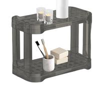 Organisateur de comptoir de salle de bain - Étagère de rangement moderne pour coiffeuse décorative | Plateau de salle de bain peu encombrant, organisateur compact de comptoir, support pour