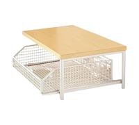 Organisateur de comptoir - Support de cuisine à double couche pour micro-ondes, sans oscillation et à glissement doux | Support de tiroir à dosettes pour garde-manger, cuisine, salle de bain, Garage,