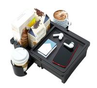 Organisateur De Console Centrale Auto - Range-Tout Gain De Place pour Voiture,Porte-Gobelet Et Boîte À Mouchoirs pour Siège Arrière - pour Automobile, Camping-Car, SUV, Trajets Longs, Voyage, Road