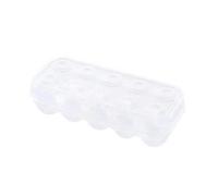 Organisateur de conteneurs d'œufs, boîte de rangement d'œufs 10/15/24 compartiments, conservation de la fraîcheur, boîtier en plastique transparent for réfrigérateur(10 Grids)