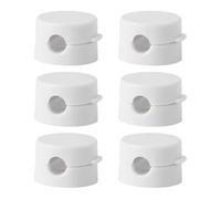Organisateur De Cordon Magnétique - 6pcs Strong Adhesic Cord Geeper | Clips De Gestion Des Câbles Adhésifs | Clip De Porte-câble De Printemps Pour Le Bureau, Le Bureau, La Maison, L'électronique Et L'