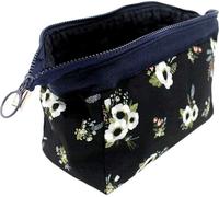Organisateur de cosmétiques noir, nylon imperméable, dimensions 18x13x9 cm