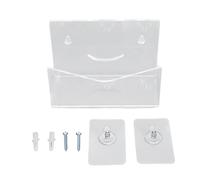 Organisateur de courrier en acrylique transparent |Support mural épais/porte-lettre de bureau avec base antidérapante |Trieur de fichiers spacieux pour factures/cartes/documents