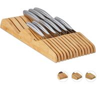 Organisateur de couteaux en bambou pour tiroir XXL RD0296