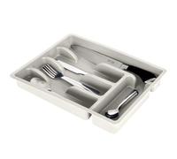 Vilde Range-couverts Organiseur 5 compartiments – Plastique haute qualité – Gris cendré 36×25,5×6 cm