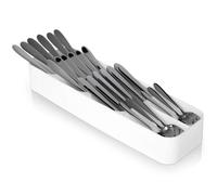 Organisateur de Couverts - Vilde - Blanc - 39x11,5 cm - 5 Compartiments