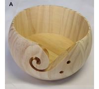 Organisateur De Crochet De Bol En Fil De Bois, Support De Rangement Antidérapant Écologique, Nouveau Bricolage Fait À La Main Pour Écheveaux De Tricot