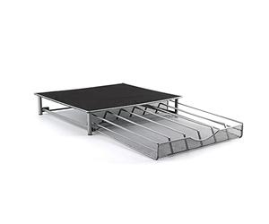 Organisateur de cuisine de tiroir de support de dosette de capsule de café Compatible avec les capsules de magasins de dosettes de Nescafé Dolce Gusto-36 PCS-Gris-39 * 35 * 7.5cm