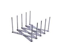 Organisateur de cuisine en métal pour ranger couvercles de casseroles, planches à découper et support d’ustensiles