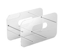 Organisateur De Distributeur D'assiettes En Papier-support De Rangement De Vaisselle De Comptoir, Support De Cuisine Peu Encombrant | Boîte À Mouchoirs Pour Couverts Et Ustensiles, Cadre Robuste Et Du