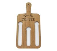 Organisateur de dosettes de café, conteneur pour capsules de café | 14 capsules en bois vintage avec fixation murale | Organisateur de café pour les amateurs de café