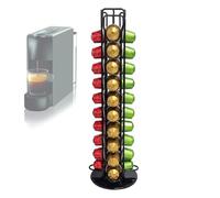 Organisateur de dosettes de café - Distributeur de capsules, support à café, carrousel rotatif avec base pivotante | Solution de stockage de boissons pour comptoir de cuisine, Bar à , porte-
