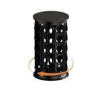 Organisateur de dosettes de café, support distributeur rotatif, support de rangement au design compact, accessoire de comptoir de cuisine pour maison, appartement, restaurant, hôtel, porte-capsules de