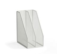 Organisateur de Dossiers Bureau Trieur Range-documents Porte-revues Vertical en Maille Métal pour Documents et Fournitures Maintenus Droits et, Blanc, style to 1