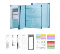 Organisateur De Dossiers Folio, Classeur De Dossiers Importants, Organisateur De Classeur Si Je Meurs, Organisation De Dossiers, Organisateur De Dossiers Importants (Blue 1pc)