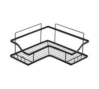 Organisateur de douche d'angle - Étagère de salle de bain, panier de rangement mural | Support de douche à plusieurs niveaux avec crochets, design compact pour shampooing, après-shampooing, savon et