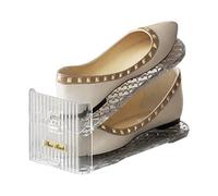 Organisateur de fentes pour chaussures à double couche | Ratch d'économie d'espace réglable pour armoire, armoire, entrée, chambre, salle de boue | Empileur de chaussures pour chaussures de sport, ta