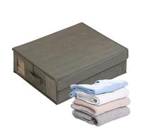 Organisateur de feuille | Stockage de feuille de lit pliante, conteneurs de sauvetage spatial empilables, poubelles de boîte de dossier de lit étanche à la poussière pour fenêtre, cop