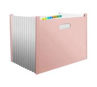 Organisateur De Fichiers AccordéOn Lot de 2 chemises extensibles A4 à 13 pochettes en accordéon for fournitures scolaires et bureau Pour ChèQues, Cartes