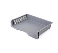 Organisateur de fichiers empilable, Support de fichiers, Mode Organiseur de Bureau, Support de papiers, Plateau de Rangement de fichiers A4, Style Archives pour Courrier(Gray,L)