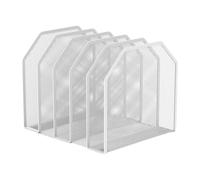 Organisateur De Fichiers en - Support De Tri Extensible À Plusieurs Fentes, Boîte De Papeterie en Fil Métallique Rigide | Support De Catalogue De Bureau, Porte-revues avec Plateau À Lettres