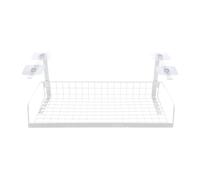 Organisateur de Fil sous Bureau en Fer Blanc, Cache Câbles et Prises | Gestion Bureau, Texture Lisse, Fixation Stable, Ne Tombe Pas Facilement, Ne Se Décolore Pas