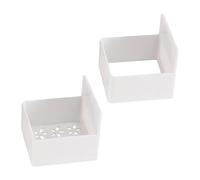 Organisateur de Film Alimentaire pour Cuisine - Porte Fer à Boucler Salle de Bain Murale - Support Sans Percage Pour Outils De Coiffure Papier Sulfurisé Feuille D'Argent Sachets Sandwich