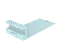 Organisateur de forets à ongles, rangement d'embouts à ongles, 23 trous, petit support de présentation pour outils d'ongles - Support de tête pliable en silicone pour outils professionnels