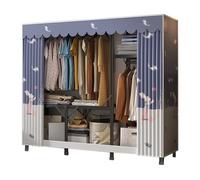Organisateur de garde-robe pliable - Solution de rangement peu encombrante pour placard de chambre à coucher