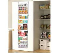 Organisateur de garde-VEVOR-manger à suspendre sur la porte-étagère à épices murale réglable à 10 niveaux-en acier robuste