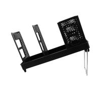 Organisateur de Gobelets à Café, 3 Compartiments avec Fente | Fer et Plastique, pour Gobelets Papier 5 à 20 Oz, Comptoir Stable, Rangement Net