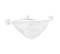 Organisateur de jouets de bain en maille, filet pour jouets de bain - Support de suspension d'angle pour sac de d'angle - Organisateur de support de filet de jouets de baignoire, support de Sus
