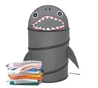 Organisateur de jouets en peluche - Boîte dè rangement design requin pour | Conteneur d́e panier dë poubelle ďe jouet, ořganisateur dė salle d́e jeux pòur le stockage dé chambre ďe pépinière