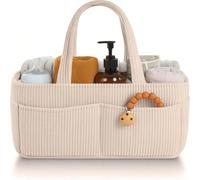 Organisateur de langer pour bébé - Panier de rangement de style pour la chambre d'enfant, essentiels pour nouveau-nés, idée de cadeau de naissance et incontournables pour le registre de naissance pour