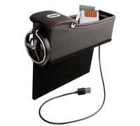 Organisateur de l'écart des sièges de voiture, entre l'organisateur de la console de sièges - TAP ESPACE DE BLOC DE CRENTE AUTO - Organisateur de poche interne empêcher la carte de touches du