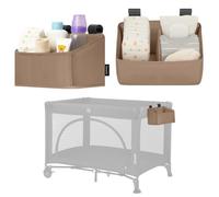 lionelo Organisateur Lit Bébé Sidepocket Small, Pochette Suspendue Lit, Table à Langer, Couches, Lingettes Bébés, pour Chambre Enfant, 26x12x15 cm