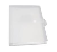 Organisateur de Livre de Rangement D'autocollants pour Nail Art, Album Photo Transparent givré de Grande capacité pour Salon de Manucure et Usage Domestique