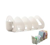 Organisateur de Livres pour Étagère,Plateau à 4 Compartiments Gain de Place et Esthétique - Organisateur Bureau Bibliothèque Avec Rangement | Pour Organisation Fichier Papier Dossier Stylo Marqueur Ma