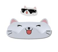 Organisateur de Lunettes de Soleil à Fixation Murale - Support à Lunettes Sans Perçage - Porte-Lunettes Chat Dessin Animé | Pour Bureau Salle De Bain Armoire Décoration Chevet Femmes Hommes