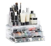 Organisateur de maquillage 12 compartiments empilable organisateur cosmétique